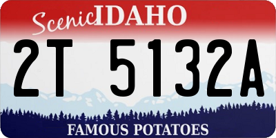 ID license plate 2T5132A