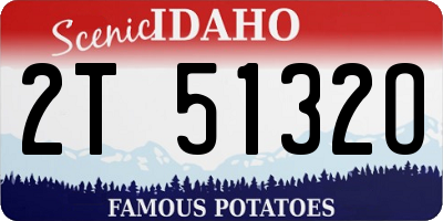 ID license plate 2T5132O