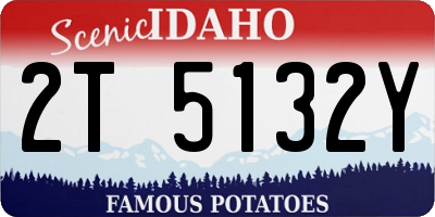 ID license plate 2T5132Y