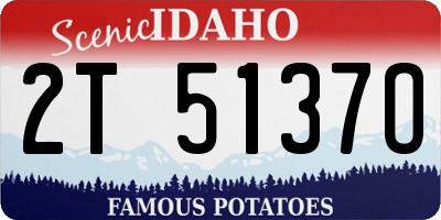 ID license plate 2T5137O