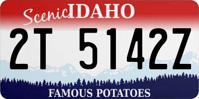 ID license plate 2T5142Z