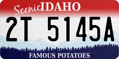 ID license plate 2T5145A