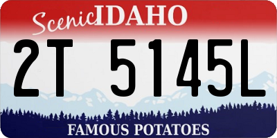 ID license plate 2T5145L