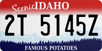 ID license plate 2T5145Z
