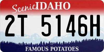 ID license plate 2T5146H
