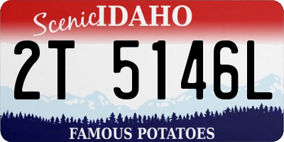 ID license plate 2T5146L