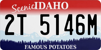 ID license plate 2T5146M