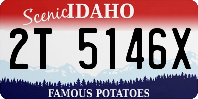ID license plate 2T5146X