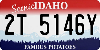 ID license plate 2T5146Y