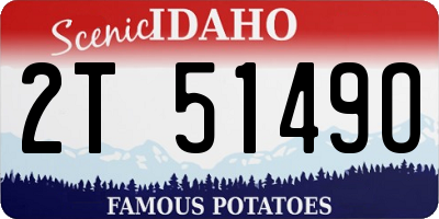 ID license plate 2T5149O