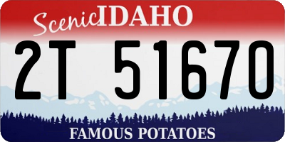 ID license plate 2T5167O