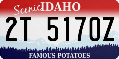 ID license plate 2T5170Z
