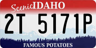 ID license plate 2T5171P