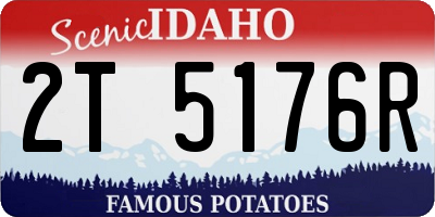 ID license plate 2T5176R
