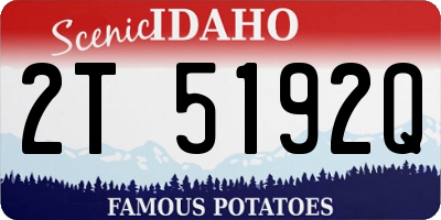 ID license plate 2T5192Q