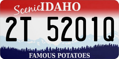 ID license plate 2T5201Q