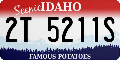 ID license plate 2T5211S