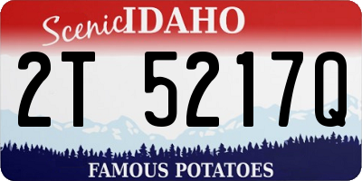 ID license plate 2T5217Q