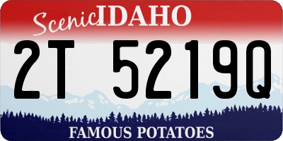 ID license plate 2T5219Q