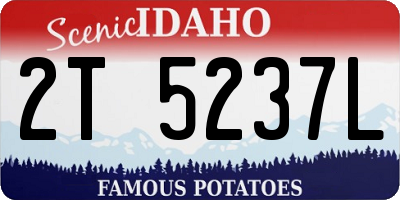 ID license plate 2T5237L