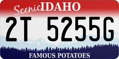 ID license plate 2T5255G