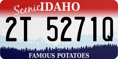 ID license plate 2T5271Q