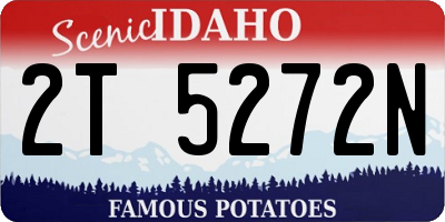 ID license plate 2T5272N
