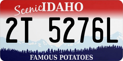 ID license plate 2T5276L