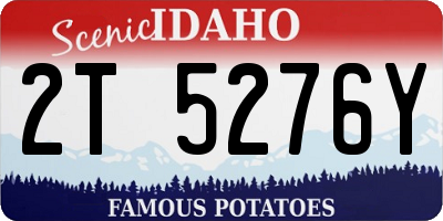 ID license plate 2T5276Y