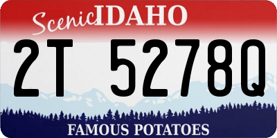 ID license plate 2T5278Q