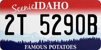 ID license plate 2T5290B