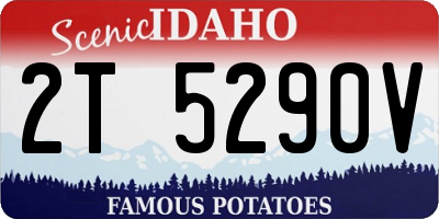 ID license plate 2T5290V