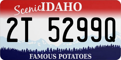 ID license plate 2T5299Q