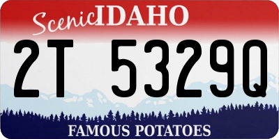 ID license plate 2T5329Q