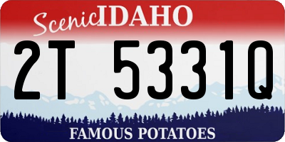 ID license plate 2T5331Q