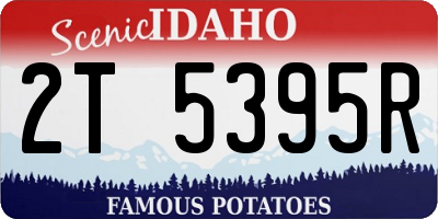 ID license plate 2T5395R