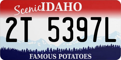 ID license plate 2T5397L