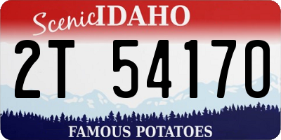 ID license plate 2T5417O