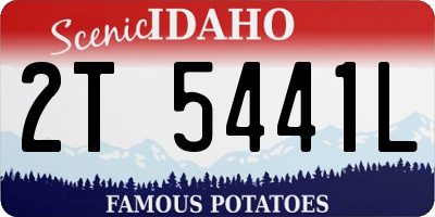 ID license plate 2T5441L