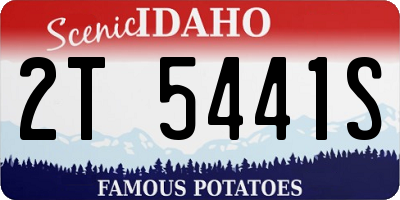ID license plate 2T5441S