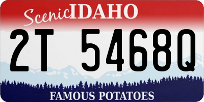 ID license plate 2T5468Q