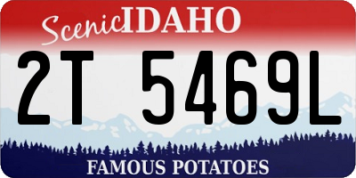 ID license plate 2T5469L