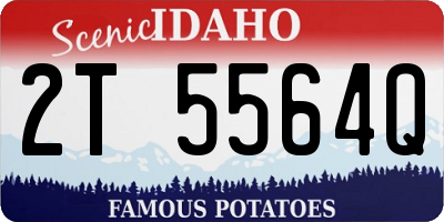 ID license plate 2T5564Q