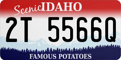 ID license plate 2T5566Q