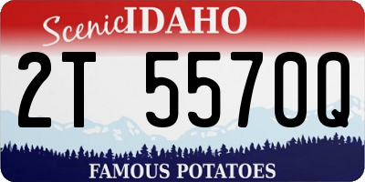 ID license plate 2T5570Q