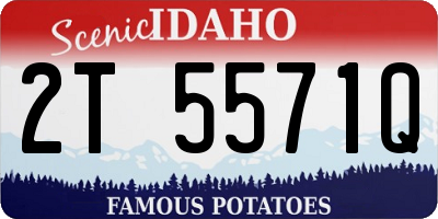 ID license plate 2T5571Q