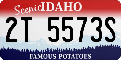 ID license plate 2T5573S