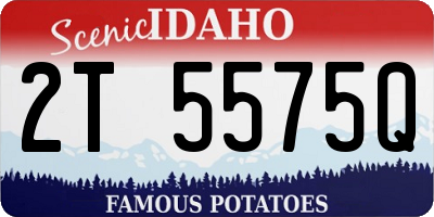 ID license plate 2T5575Q