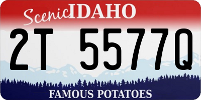 ID license plate 2T5577Q