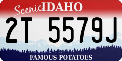 ID license plate 2T5579J